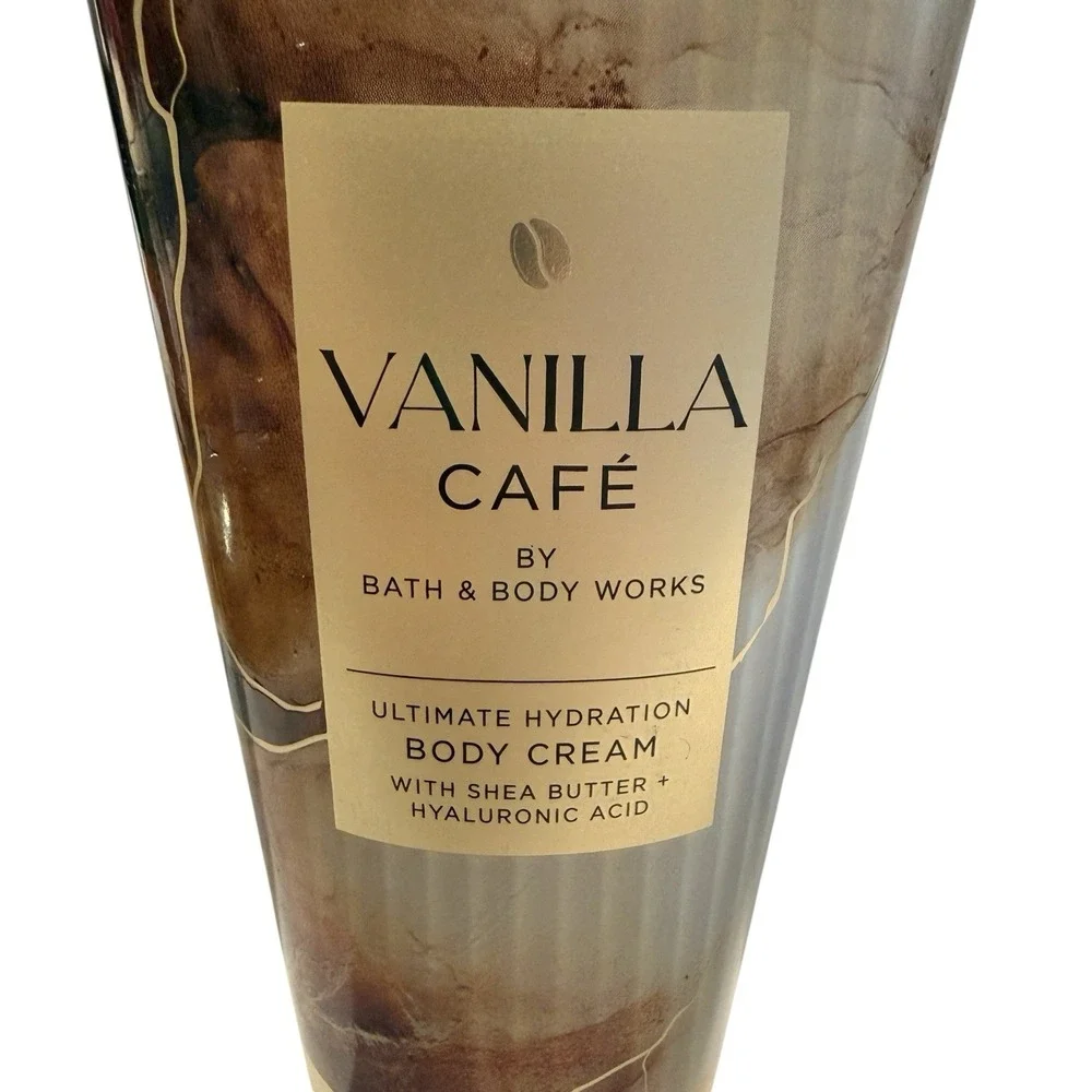 Bath & Body Works Vanilla Cafe Body Cream 8 oz Lot of 2 New Discontinued